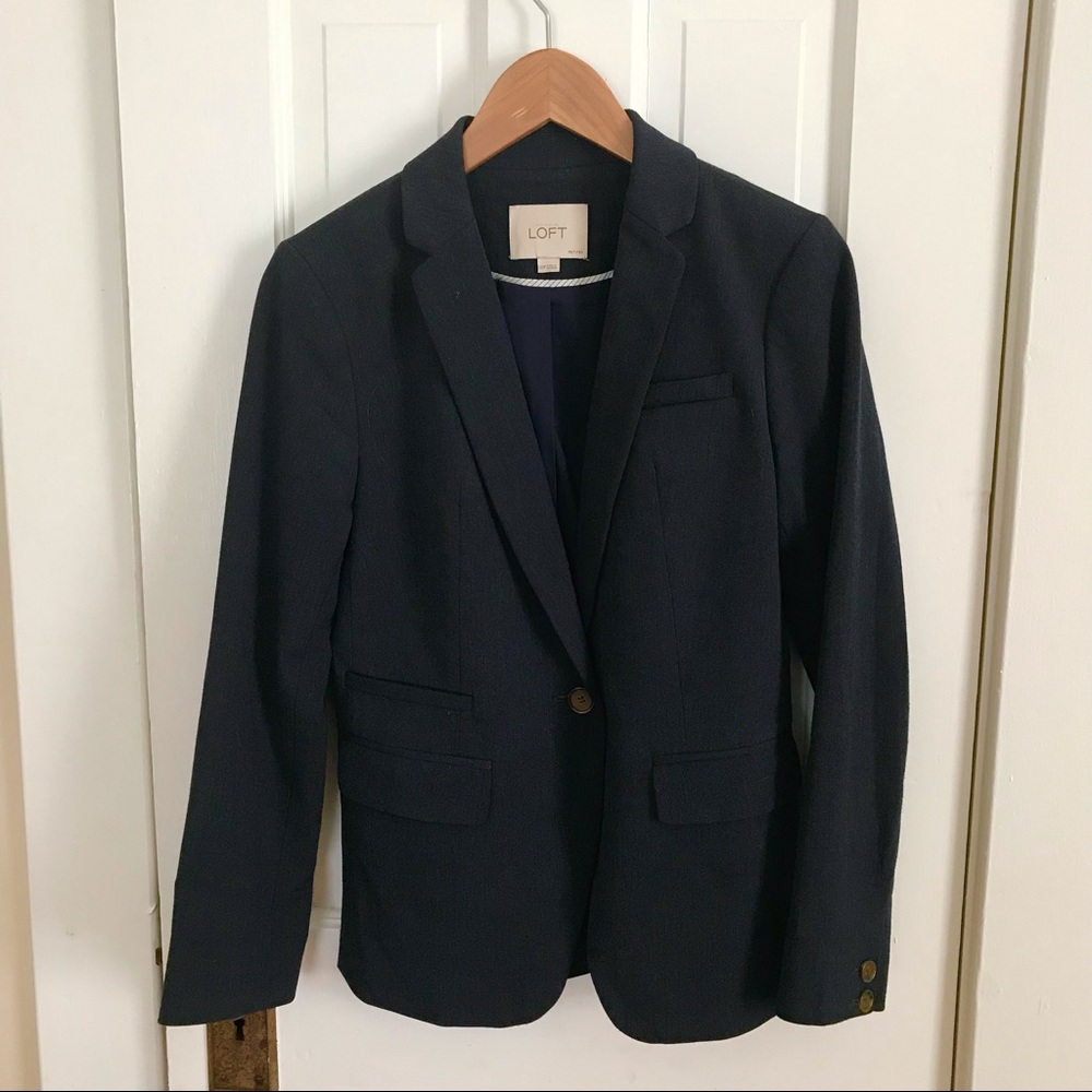 Loft Fine Denim Blazer